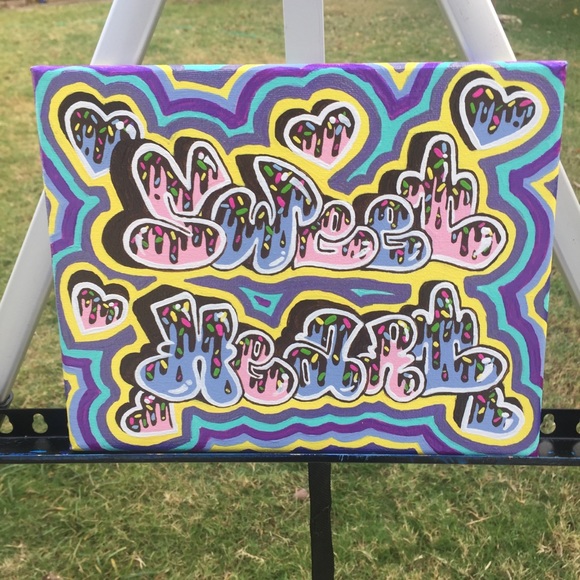 [ Original Painting ] ”Sweetheart” graffiti - Picture 9 of 16
